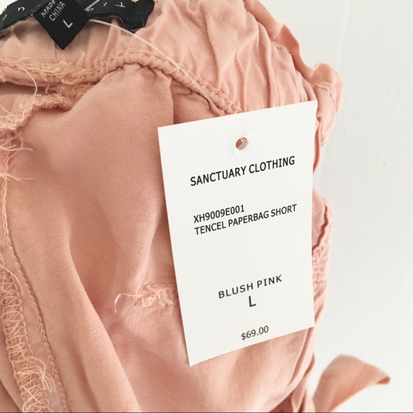 Sanctuary Tencel Paperbag Shorts - Picture 4 of 4